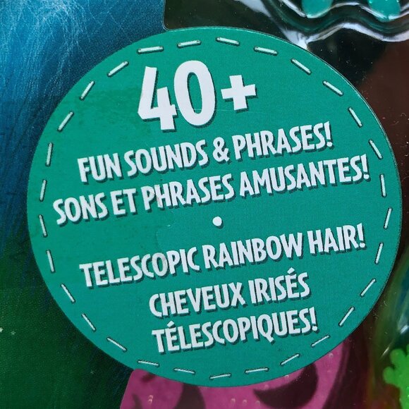 New in Box-Hasbro Trolls Party Hair Poppy Musical Doll-Speaking in French - Picture 8 of 16